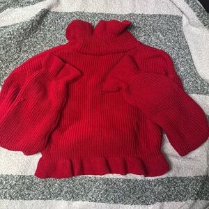 Cropped Red Sweater